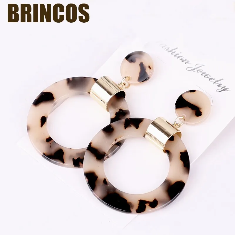 3 Версия handmadeCC сережки blueearringsblueearrings акриловые серьги женские орнаменты богемные золотые осыпающиеся ретро звезды корейские - Окраска металла: 3
