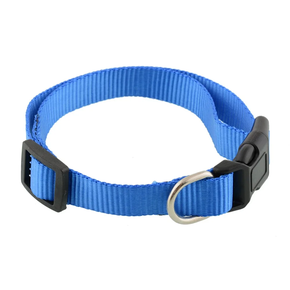 Нейлоновая тесьма ошейник для собак тяжелый рабочий зажим застежка питомцев