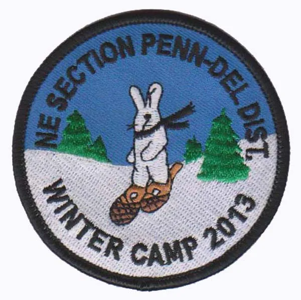 Индивидуальные вышитые нашивки для зимнего лагеря индивидуальные одежды бордюр