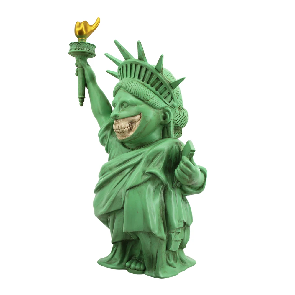 Рон английский kaws забавная скрабби Статуя Свободы зеленая высота 57 см | Игрушки и
