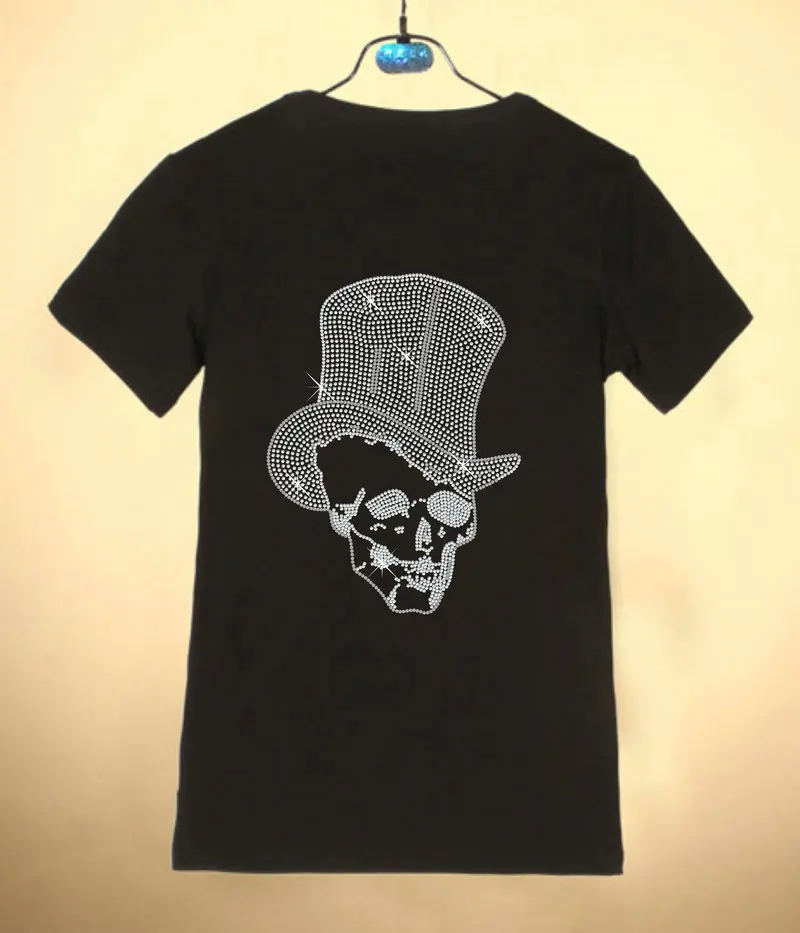 Аппликация для стразы Череп в шляпе | Дом и сад