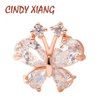 CINDY XIANG 2 цвета на выбор, кубический цирконий, Луна, броши на воротник для женщин, медный материал, милая маленькая красивая брошь на булавке, подарок