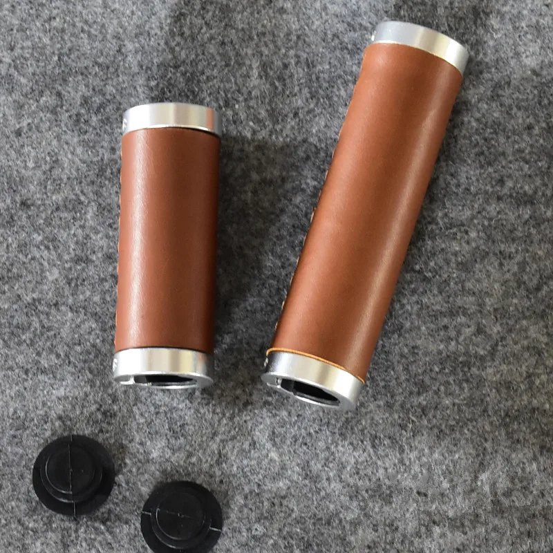 Классические ручки для руля велосипеда действительно кожаные ретро ручка