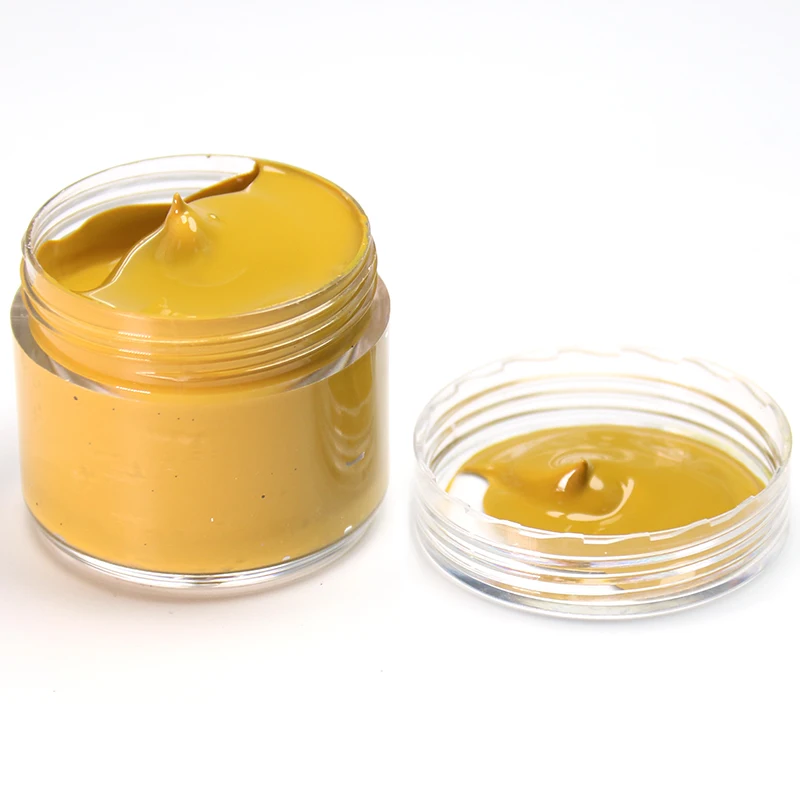 

Earth Yellow Leather Coloring Paste 30ml Used for Leather Bag,Sofa,Shoe,Clothing,Car Seat Repair/Refurbished to Change Color