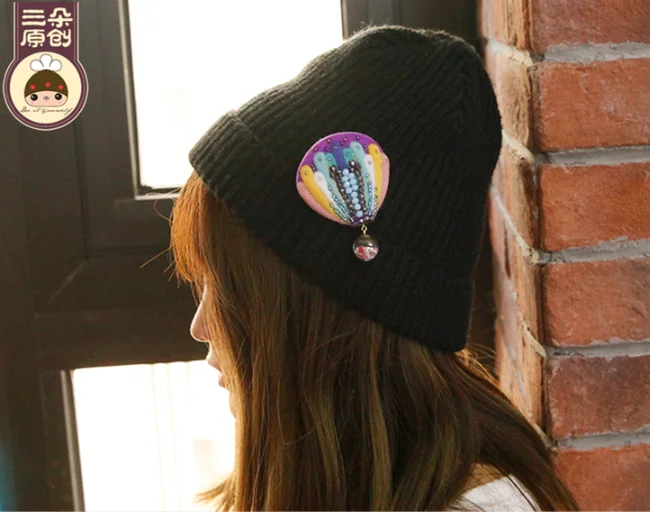 Горячий воздух брошь в форме воздушного шара шерстяной вышитый Комплект Шерсть