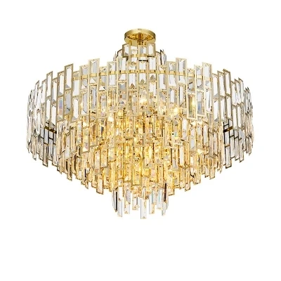 

Modern Art Deco LED Chandelier Lustres Luxury Lobby Chandelier Dining Room Living Room lamps Gold Restaurant and Bar lamp