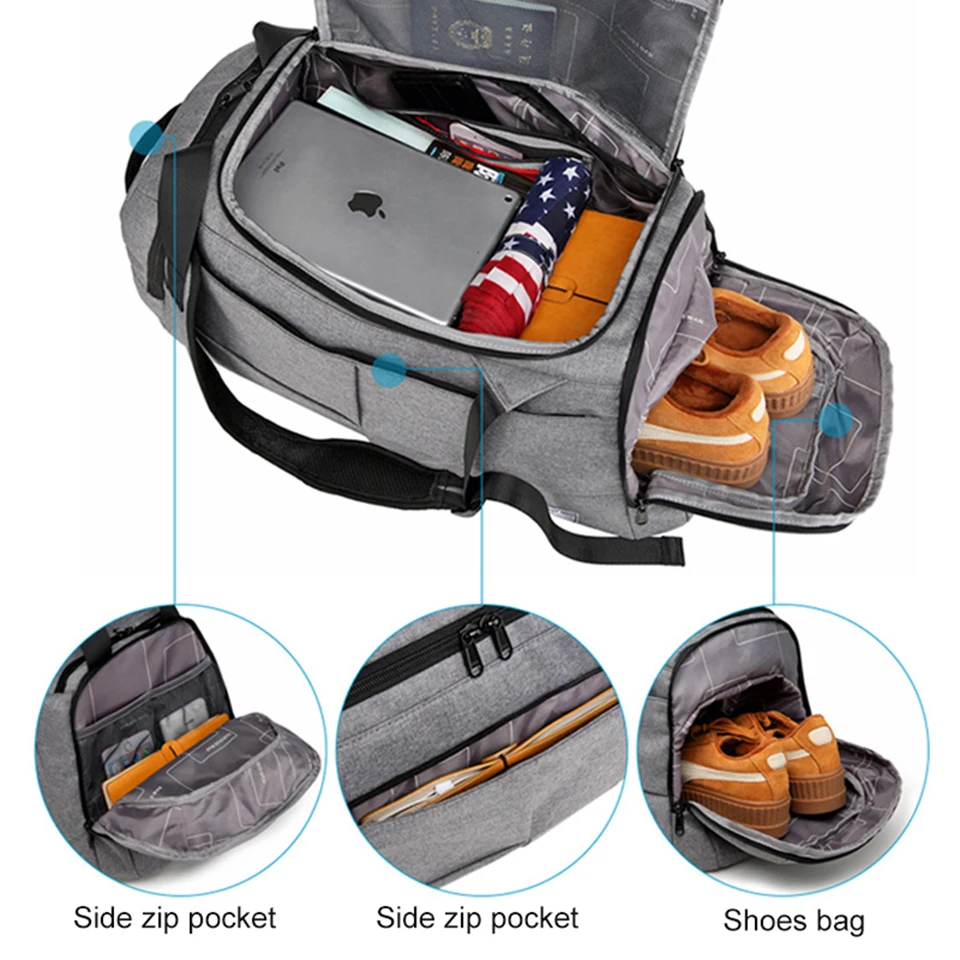 Многофункциональная дорожная сумка для путешествий выходные ручные сумки