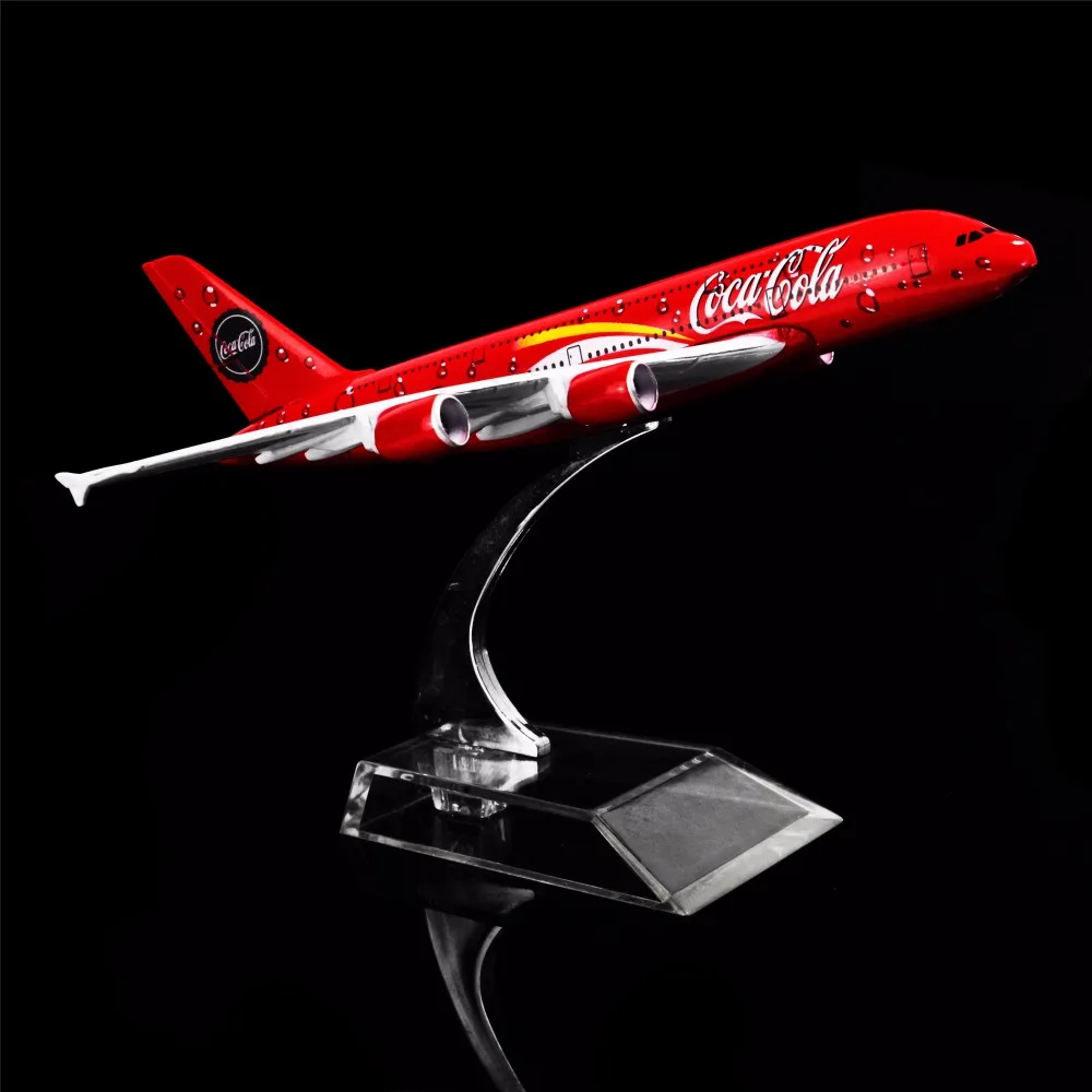 Металлическая Модель самолета COLA Airline A380 16 см 1:400| |
