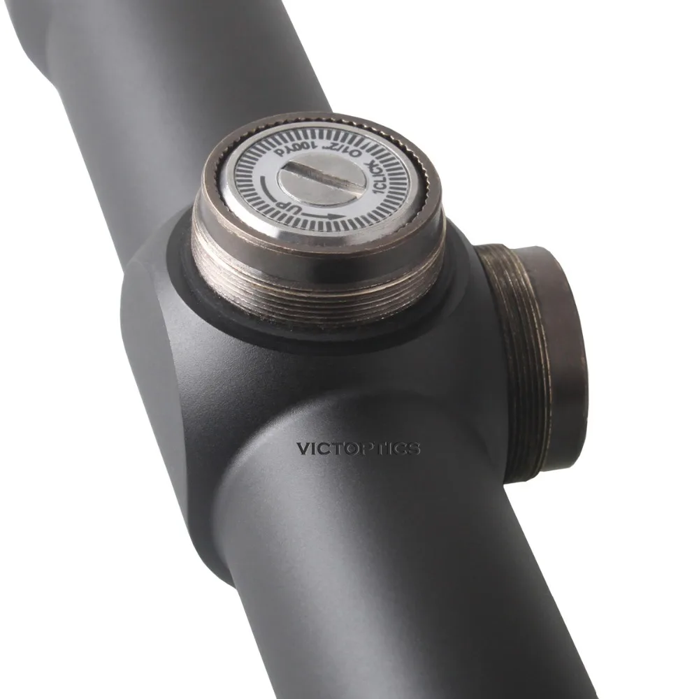 VictOptics 1-4x24 охотничий прицел с 25 4 мм 1 &quotтрубкой Mil-dot Сетка 1/2 MOA | Спорт и