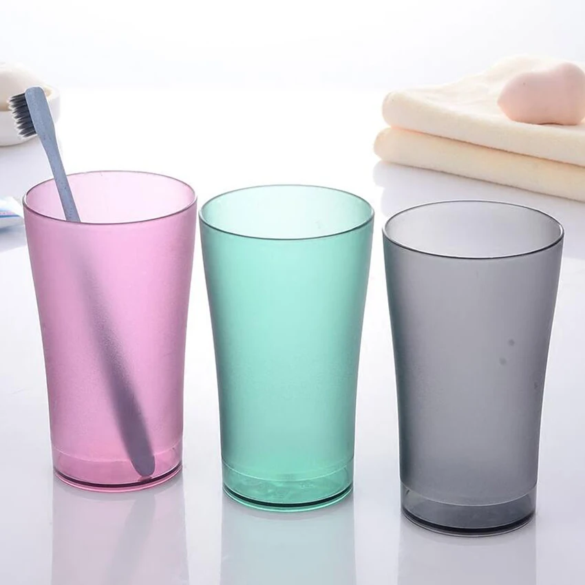 

1PC Scrub plastic Eco-friendly Japanese-style Wash Tooth Cups Toothbrush Holder Cup Wash Tooth Mug Travel Bathroom Tool