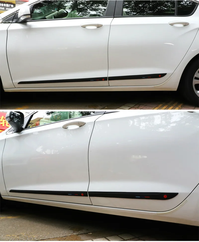 

Car accessories styling door decoration strip waist line anti-collision strip for Peugeot 307 308 3008 2008 407 508 208 406 207