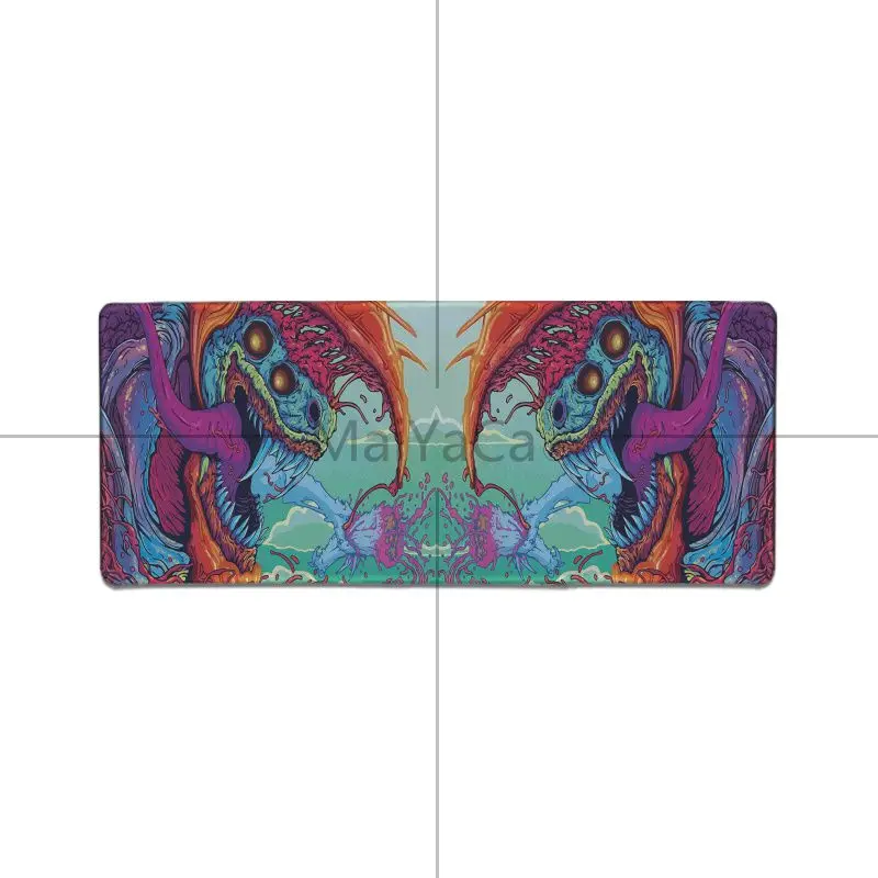 Maiyaca hyper beast 4k CS GO большой игровой коврик для клавиатуры XL защита стола мягкий мыши