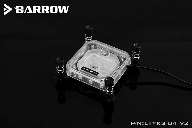 Блок водяного охлаждения для процессора Barrow LTYK3 04 V2 LRC2.0 RGB Intel 115x|Кулеры и системы