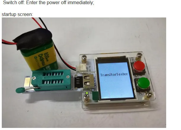 MK-328 MK328 ATmega328 8 МГц цифровой Транзистор тестер Триод Емкость ESR метр 1," ЖК-дисплей DIY наборы с Чехол