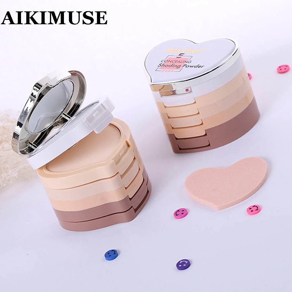 Профессиональный бренд прессованная Минеральная Пудра Косметика длительное