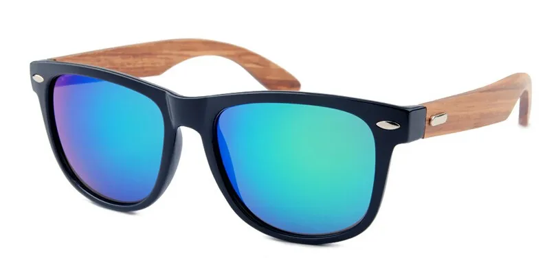 BerWer UV400 солнцезащитные очки Для мужчин деревянные очки Óculos De Sol Masculino бамбуковые женские солнцезащитные очки Брендовая Дизайнерская обувь очки