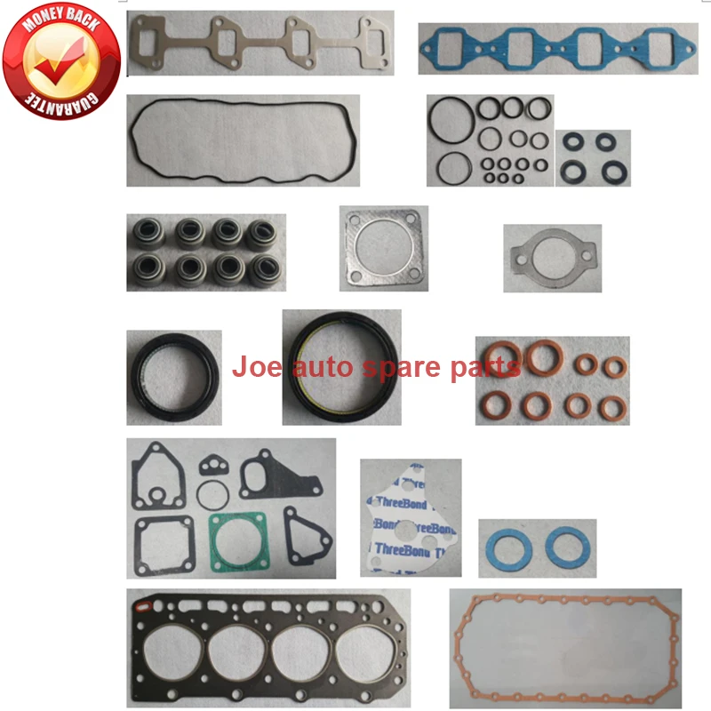 Полный комплект прокладок двигателя для Yanmar: 4TNE78A 4TNE78 4D78 4D78E 4TN78E|Полный набор