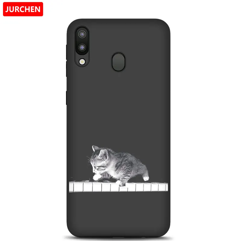 1 JURCHEN милый мультяшный чехол для samsung Galaxy M20 чехол для телефона M205F Силиконовая задняя крышка из ТПУ для samsung M20 Coque Capa 6,3 дюймов - Цвет: 1