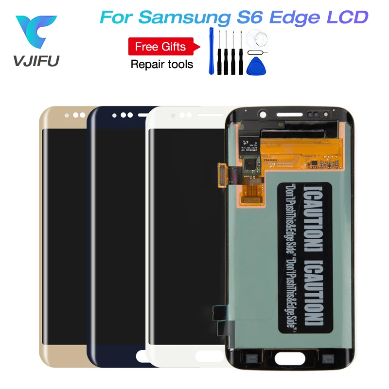 5 1 &quotсупер AMOLED S6 Edge дисплей для SAMSUNG Galaxy edge LCD G925 G925I G925F сенсорный экран дигитайзер