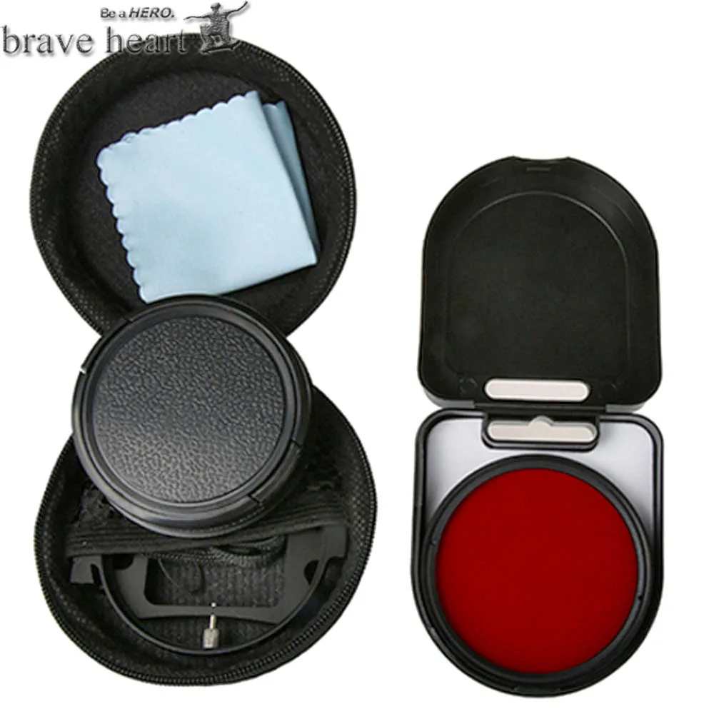 Объектив для камеры brave heart HERO 5 58 мм 16x Macro CPL + чехол UV красный фильтр GoPro Go pro hero Hero