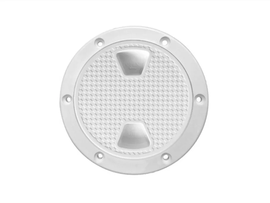 

Marine Boat 6 inches/153mm White Screw Out Inspection Deck Plate Hatch Marine yacht Detachable Cover RV Plastic DECKW6