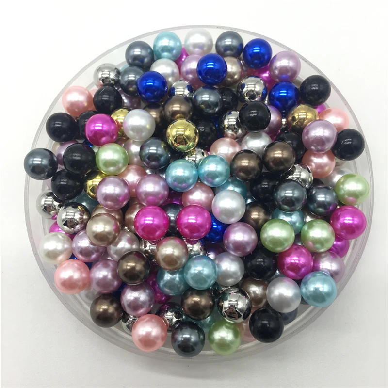 Mix color 4 6 8 10 мм без отверстий ABS имитация жемчуга круглые бусины DIY браслет серьги Подвески ожерелье бусы для изготовления ювелирных изделий - Цвет: Mix color