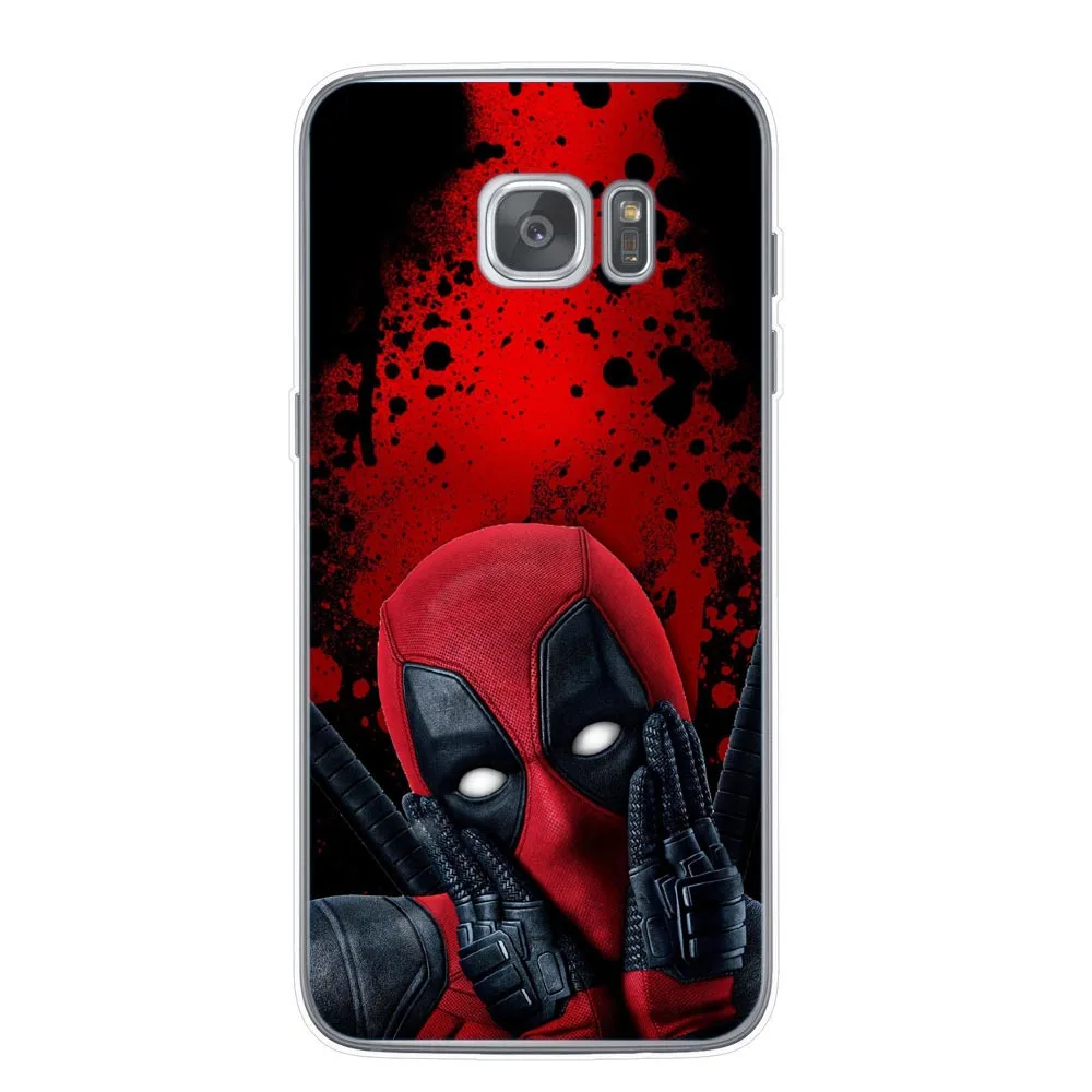 Marvel мягкий чехол для телефона samsung Galaxy S10 s8 s9 plus S10E Note 9 S6 S7edge роскошный мягкий силиконовый чехол s Человек-паук Железный человек Капа - Цвет: TPU