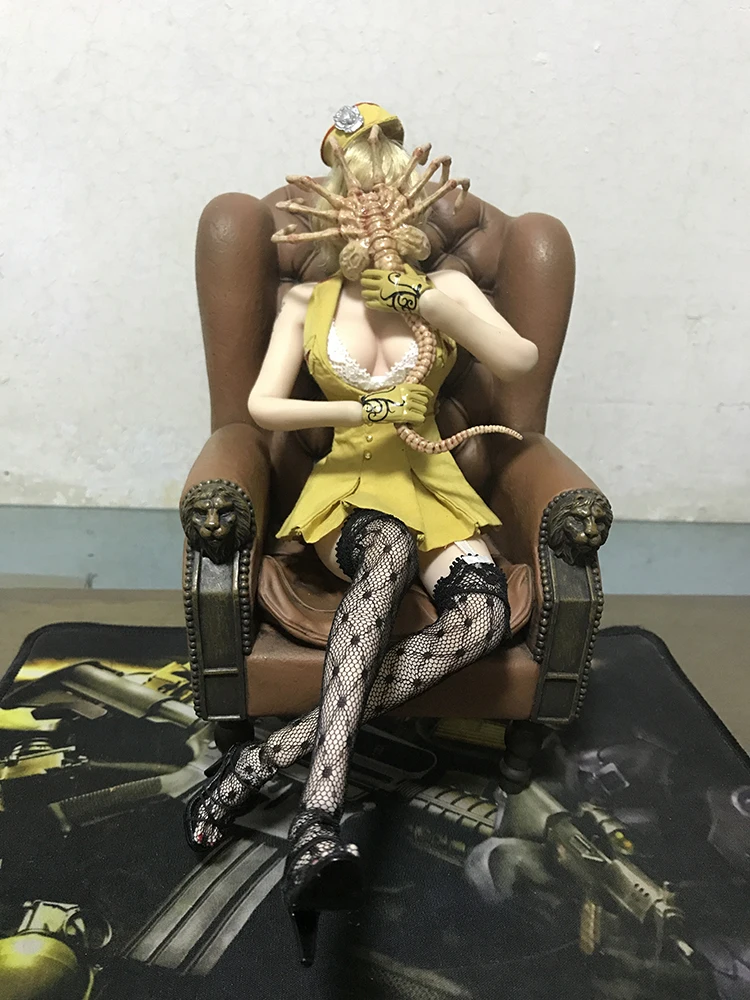 Масштаб 1/6 инопланетянин ксеноморф хищник нагрудник модель для граней искусство