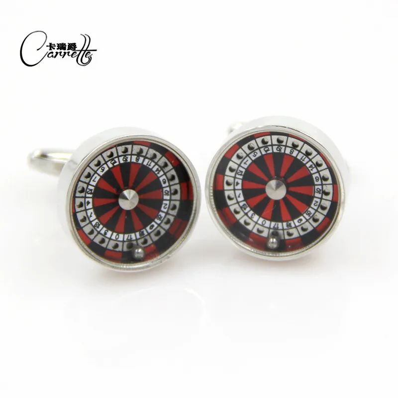 Lucky big roulette fun modeling cufflinks men's French shirt cuffslinks | Украшения и аксессуары