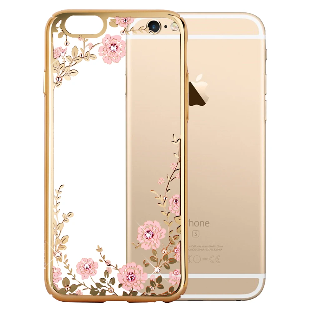KINGXBAR чехол для iPhnoe 6 крышка 6s плюс кристаллами от Swarovski роскошный бриллиант iphone
