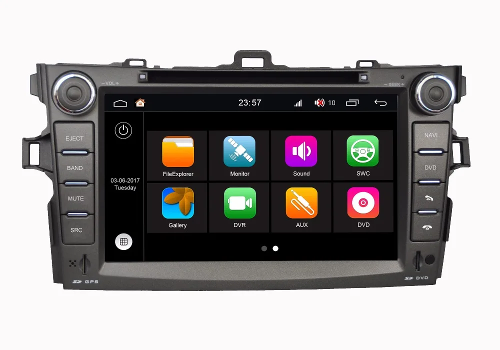 RoverOne для Toyota венчик Альтис Android 7 1 Авторадио автомобильный gps ГЛОНАСС медиа центр