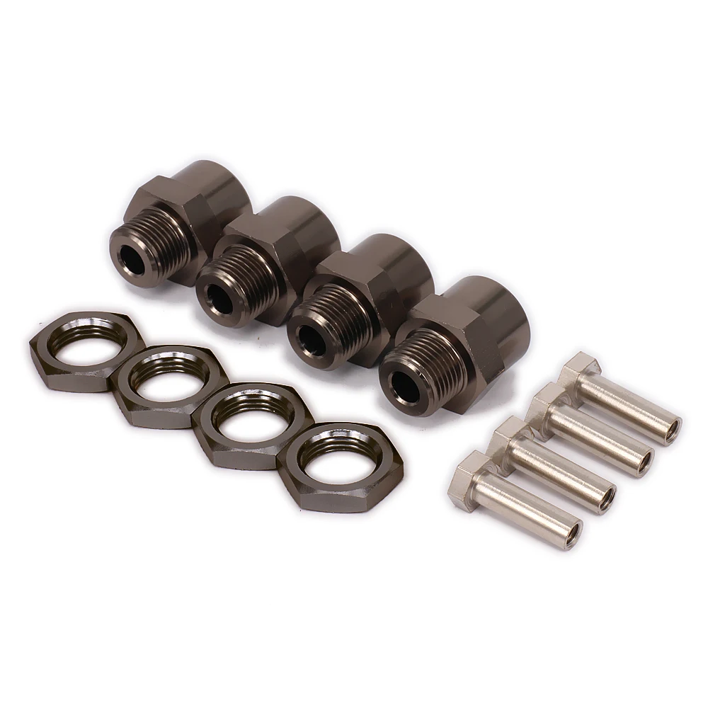 Aluminum 12mm To 17mm Wheel Hex Hub Adapter Conversion M12 M17 For 1/10 RC Model Car Toy Spare Hop-Up Parts HSP | Игрушки и хобби