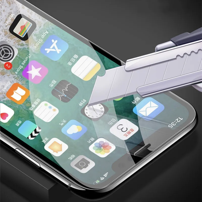 Для iPhone XS MAX XR X Защитное стекло для экрана 7 8 Plus защитное на 5 5S 6 закаленное полное