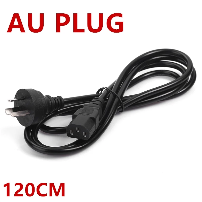 AU-PLUG 3pin 1x Прочный 3-зубец 1,2 м ЕС США AU Великобритания 4 стандарты AC Питание адаптер кабель провод зарядки линии провода для портативных ПК - Цвет: AU-PLUG 3pin