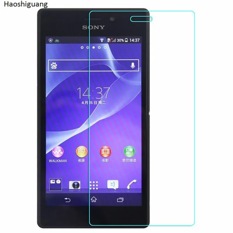 Закаленное стекло для Sony Xperia M2 D2303 D2305 D2306 Защитная пленка экрана Dual S50h D2302 |