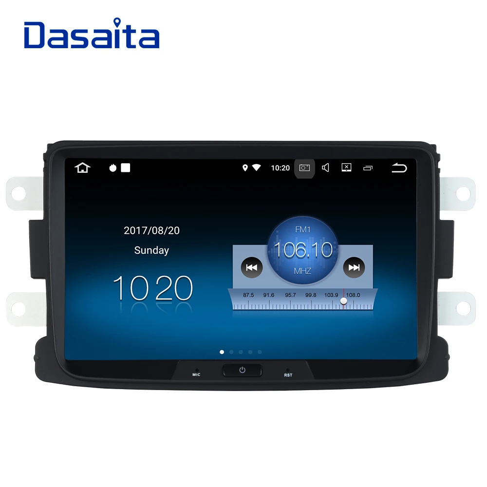 Dasaita 8 &quotАвтомобильная Мультимедийная система Android 1 для Renault Duster Dacia Sandero Captur Lada Xray