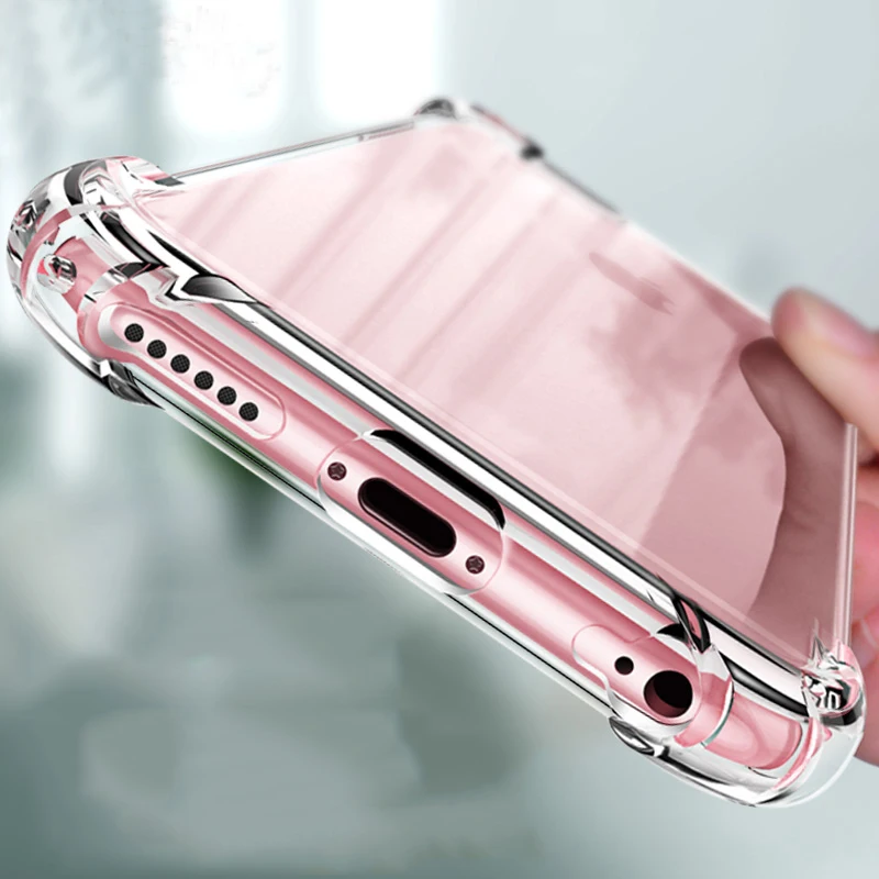360 градусов подушка безопасности DropProof мягкий чехол для iphone XS Max XR 7 8 Plus 6 6s X 10 7Plus