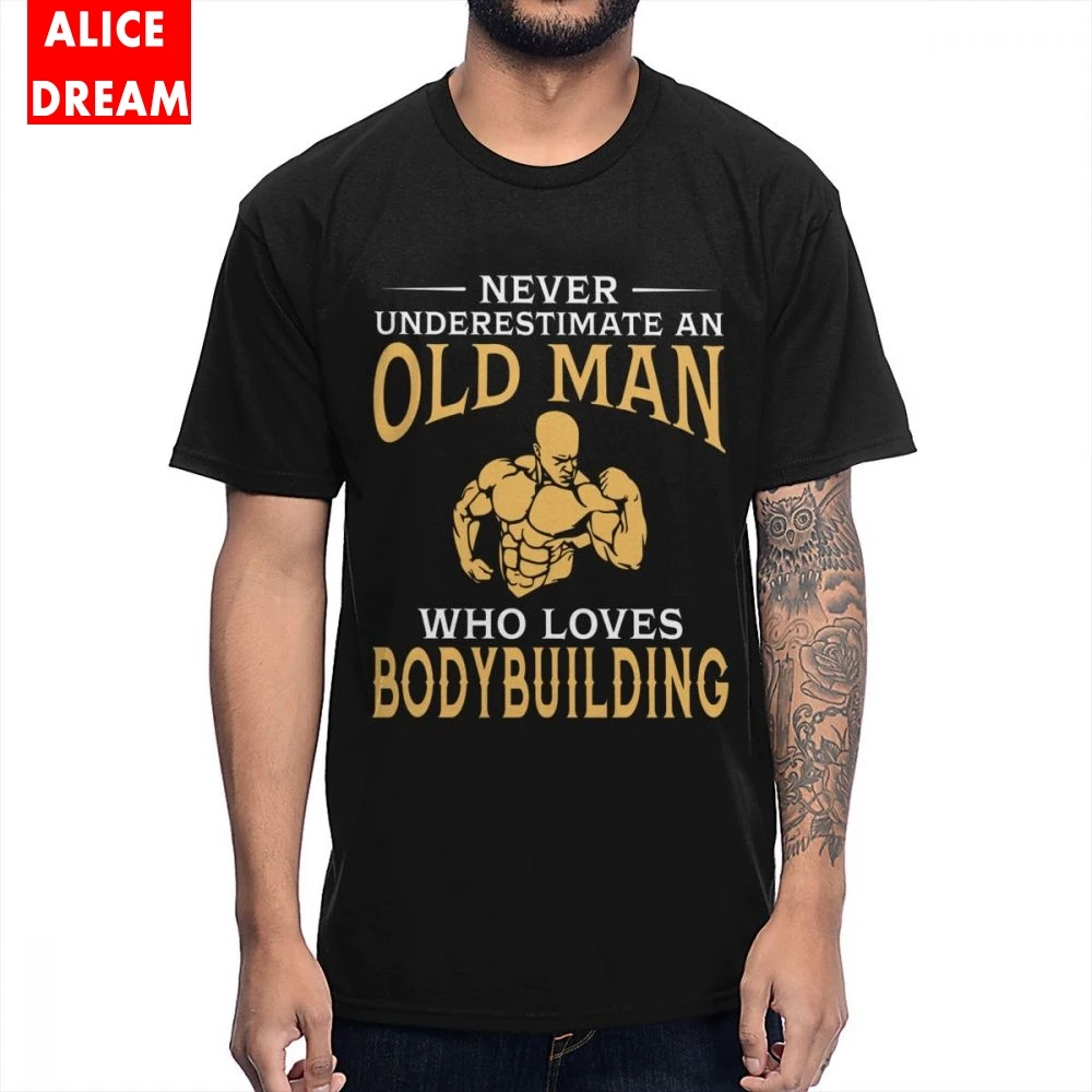 Никогда не занижайте старину который любит футболки для бодибилдинга мужские