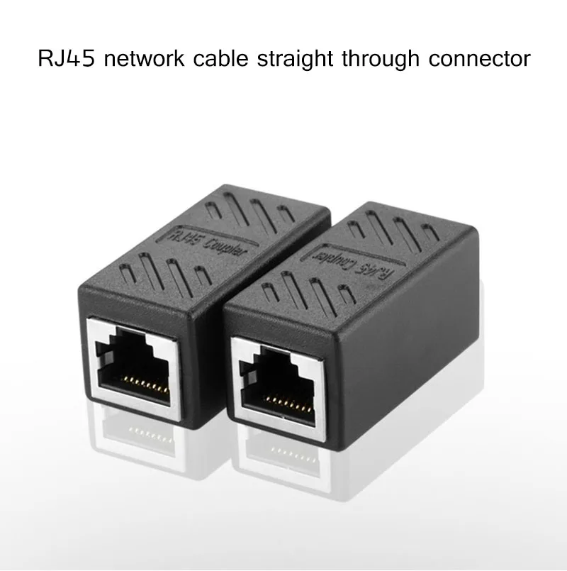 RJ45 разъем Cat7/6/5e Ethernet адаптер 8P8C сети расширитель расширение кабель для женский| |