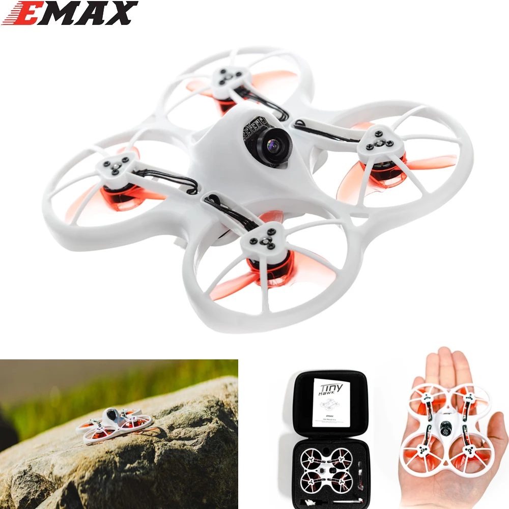 

Emax Tinyhawk F4 4in1 3A 15000KV 37CH 25mW 600TVL VTX 1S Indoor FPV Racing Drone FRSKY D8 PNP / BNF Camera FPV Racing Drone