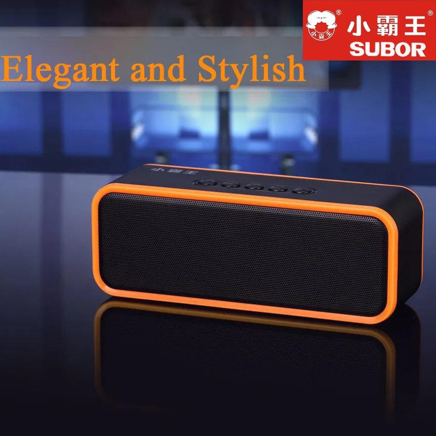 Subor D51 HD басовый звук беспроводной Bluetooth динамик fm-радио с микрофоном Поддержка TF