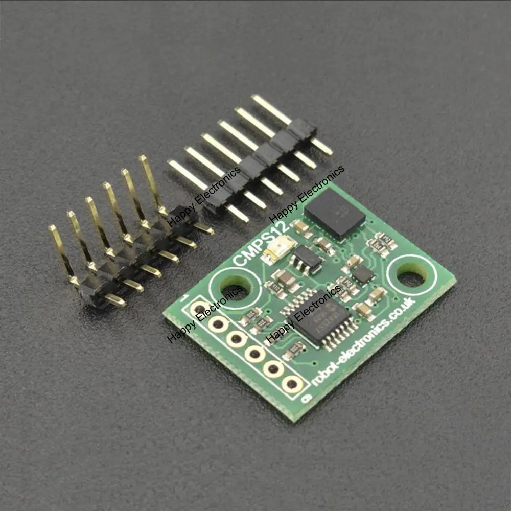 DFRobot компенсация наклона магнитный компас CMPS12 3 ~ 5 В BNO055 последовательных I2C с оси