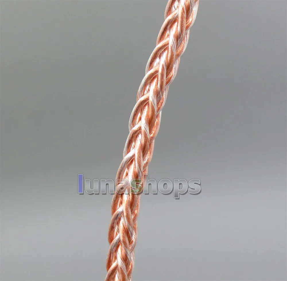 LN005953 100 м 8 ядер ПВХ экстремально мягкий серебристый+ OCC смешанный сигнал(не Tefl) наушники кабель провода 0,05 мм* 36