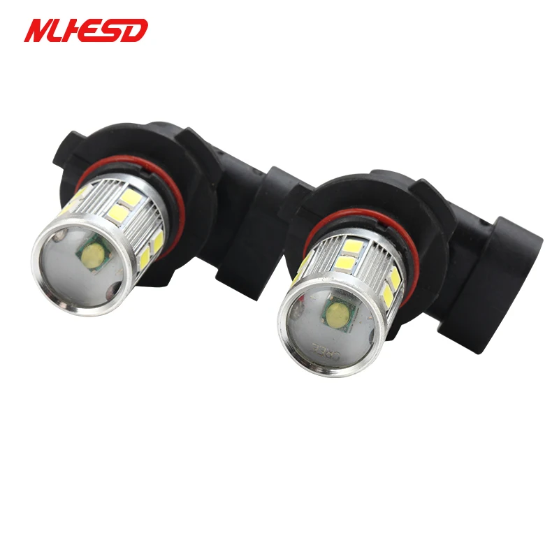 10X HB4 9005 9006 12SMD 5630 Cree чип с объективом супер белый светодиодный лампы 6000K 12V 15W