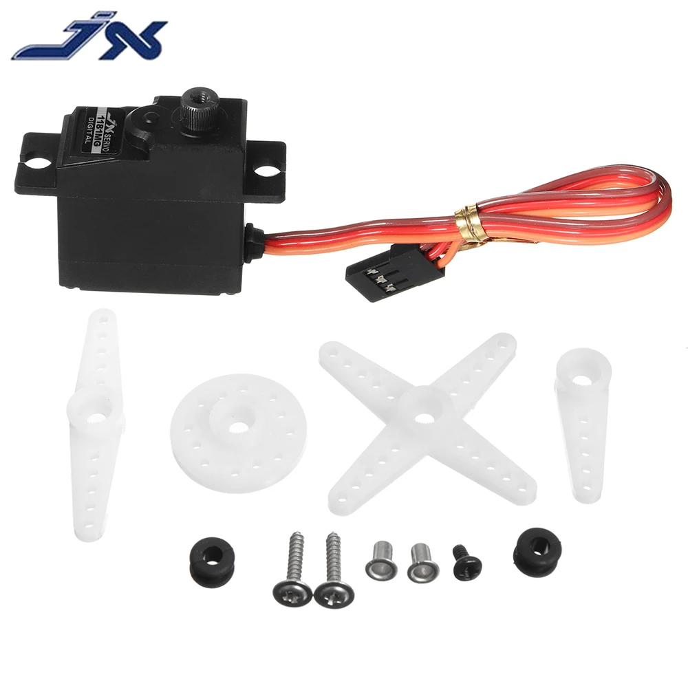 JX PDI-1181MG 18 г 3,5 кг металлическая Шестерня цифровой сердечник сервопривод для WPL RC автомобиля B1/16 B24 C14 C24 планер самолет