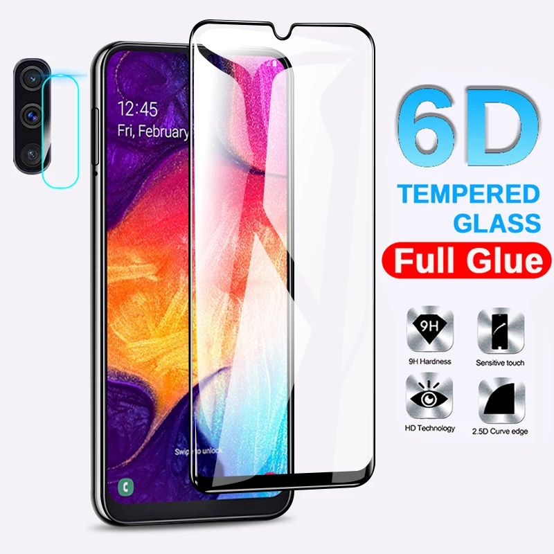 Защитное стекло закаленное 6D для задней камеры A50 Samsung A 50 A70 A10 A30 | Мобильные