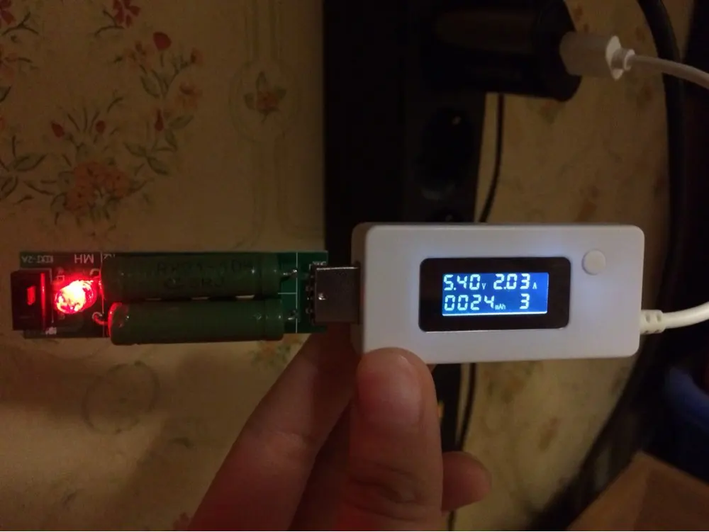 SJAMING Micro USB зарядное устройство Емкость батареи Напряжение Ток ЖК-тестер метр детектор для смартфонов мобильный Банк питания