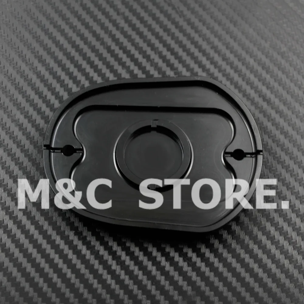 Мотоцикл черный Передний тормозной резервуар главный цилиндр Крышка для Harley