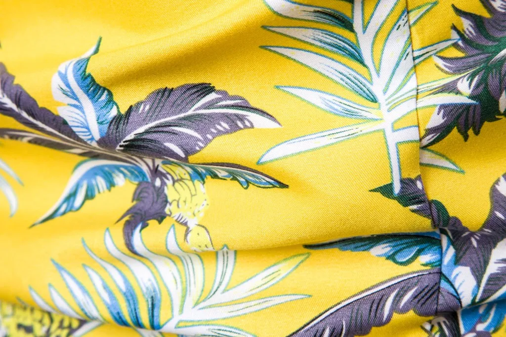 Summer men casual shirts Bohe Linen Short Sleeve Stand Collar printed shirt Basic Shirt Blouse Fit Slim Tops 2019 0509 | Мужская одежда