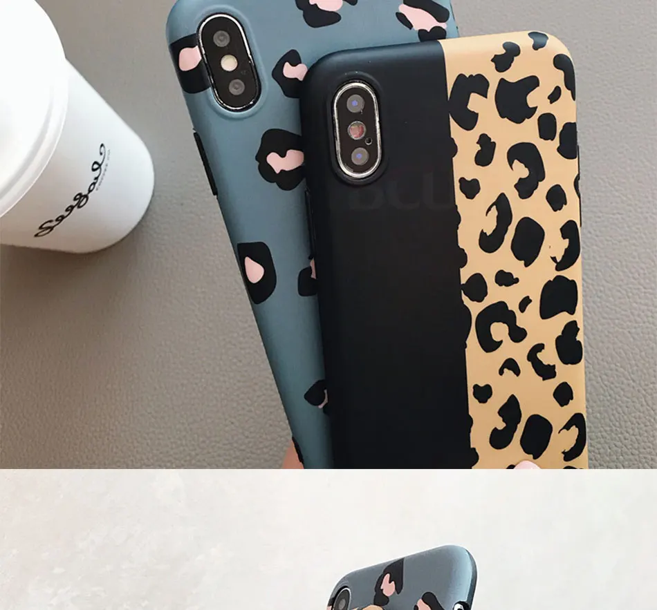 Модный Цветной леопардовый чехол для телефона для iphone XS Max XR X чехол для iphone 6 6s 7 8 plus задняя крышка роскошный мягкий чехол s Capa